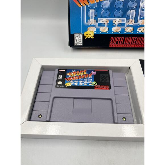 Space Invaders SNES Nintendo Complete CIB Authentic Tested 97 Arcade Classic VGC - Picture 4 of 15